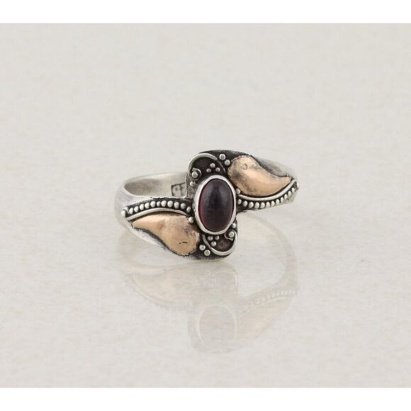 Unbranded Jewelry - Sterling Silver Natural Garnet Ring Size 6 1/4